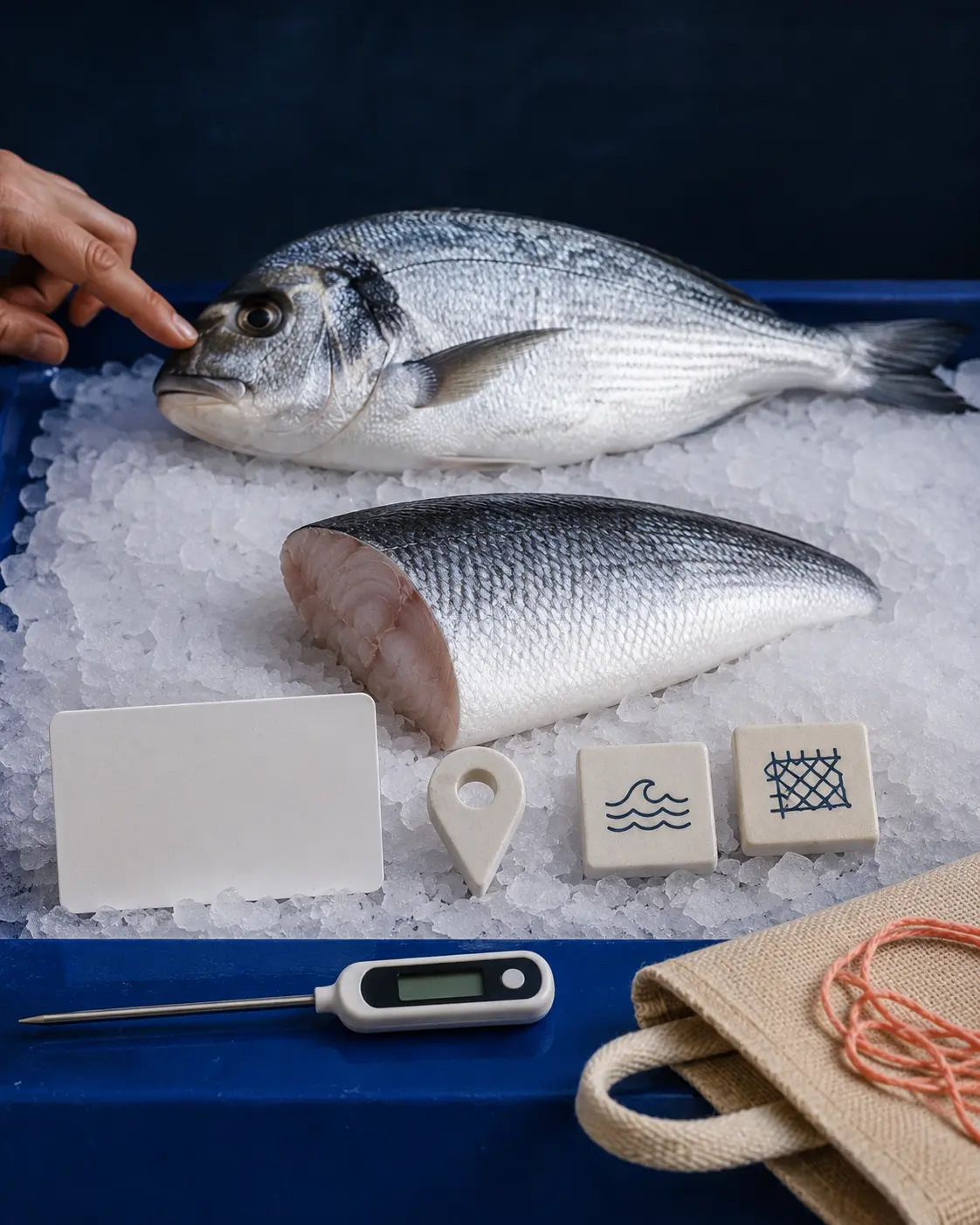 Fish purchase comparison with origin, method and temperature evidence