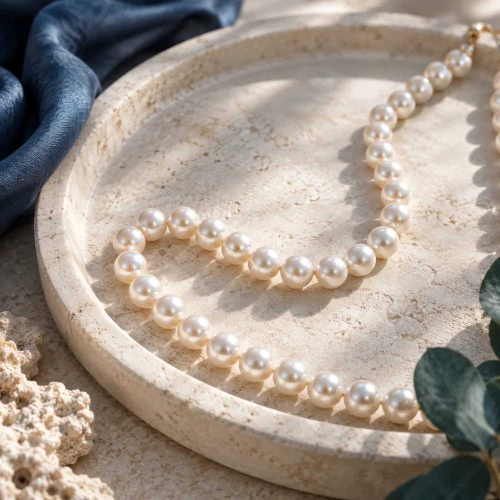 AI-generated editorial inspiration for Pearl jewellery collection