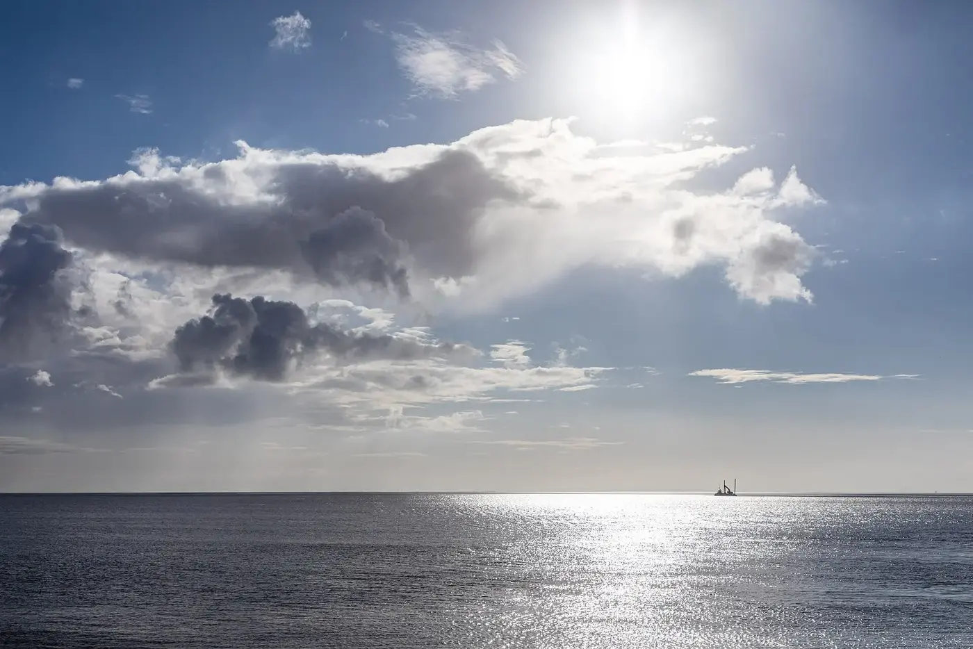 The Wadden Sea viewed from Borkum, Germany