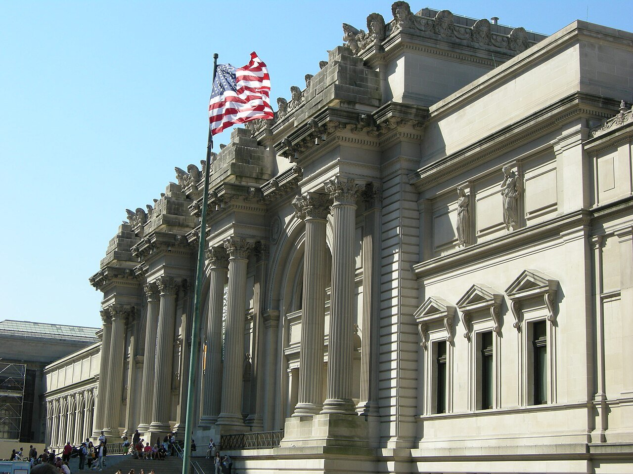 Fifth Avenue facade of The Metropolitan Museum of Art in New York