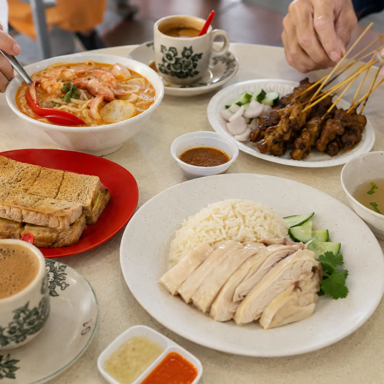 Singapore Hawker Dishes